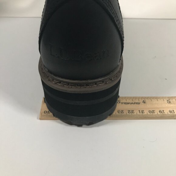 LL Bean Camden Hill Chelsea Black Pull On Boots Womens US 10M UK 8 EU 40.5 - Picture 15 of 16